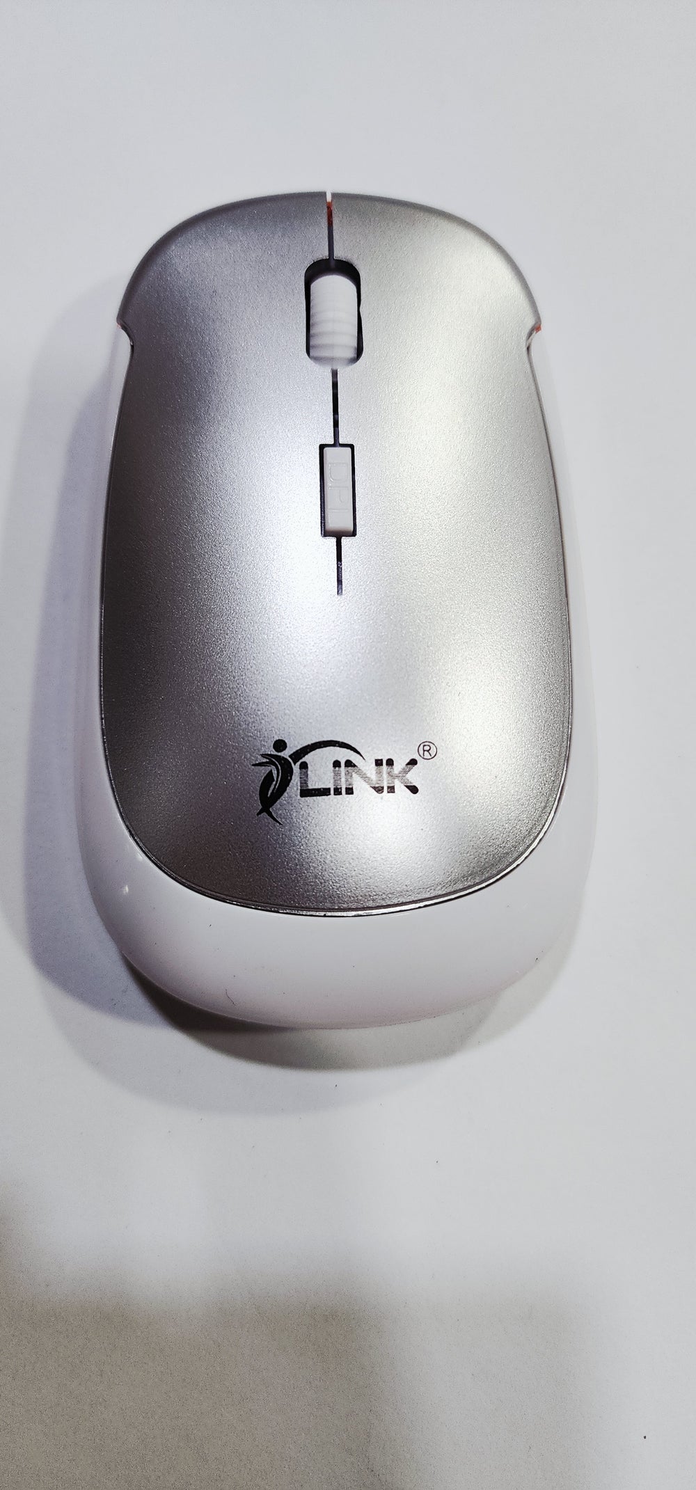 Link Wireless white & silver mouse
