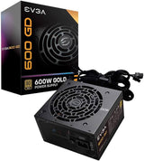 EVGA 600 GD 600W Power Supply ? 80+ Gold Certified High-Efficiency PSU