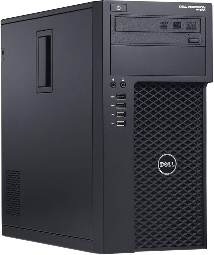 Core i5 4th generation Dell Precision T1700 Tower With 8GB RAM & 128GB  SSD 500GB HDD