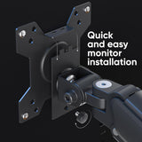 Xtrike Me HT-20 Single Monitor Desk Mount Stand Arm for TV and Monitor 13 to 32 Inches/UP to 9 kg