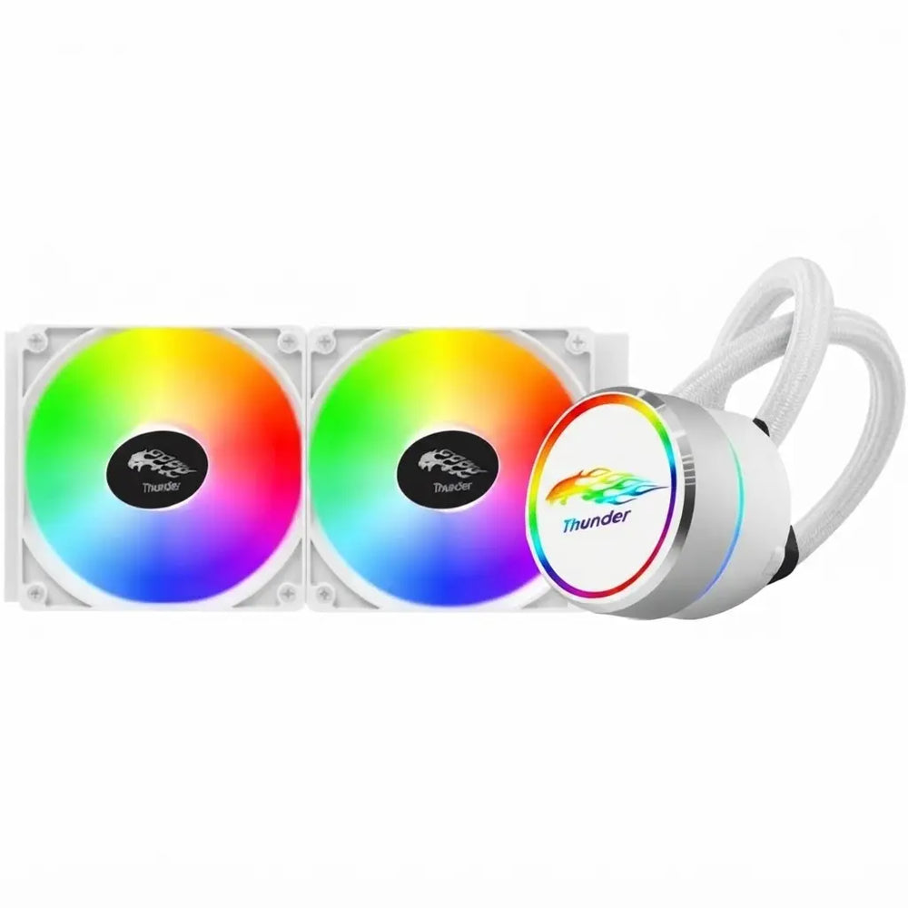 Thunder Mistral 240mm ARGB AIO CPU Cooler New (White)