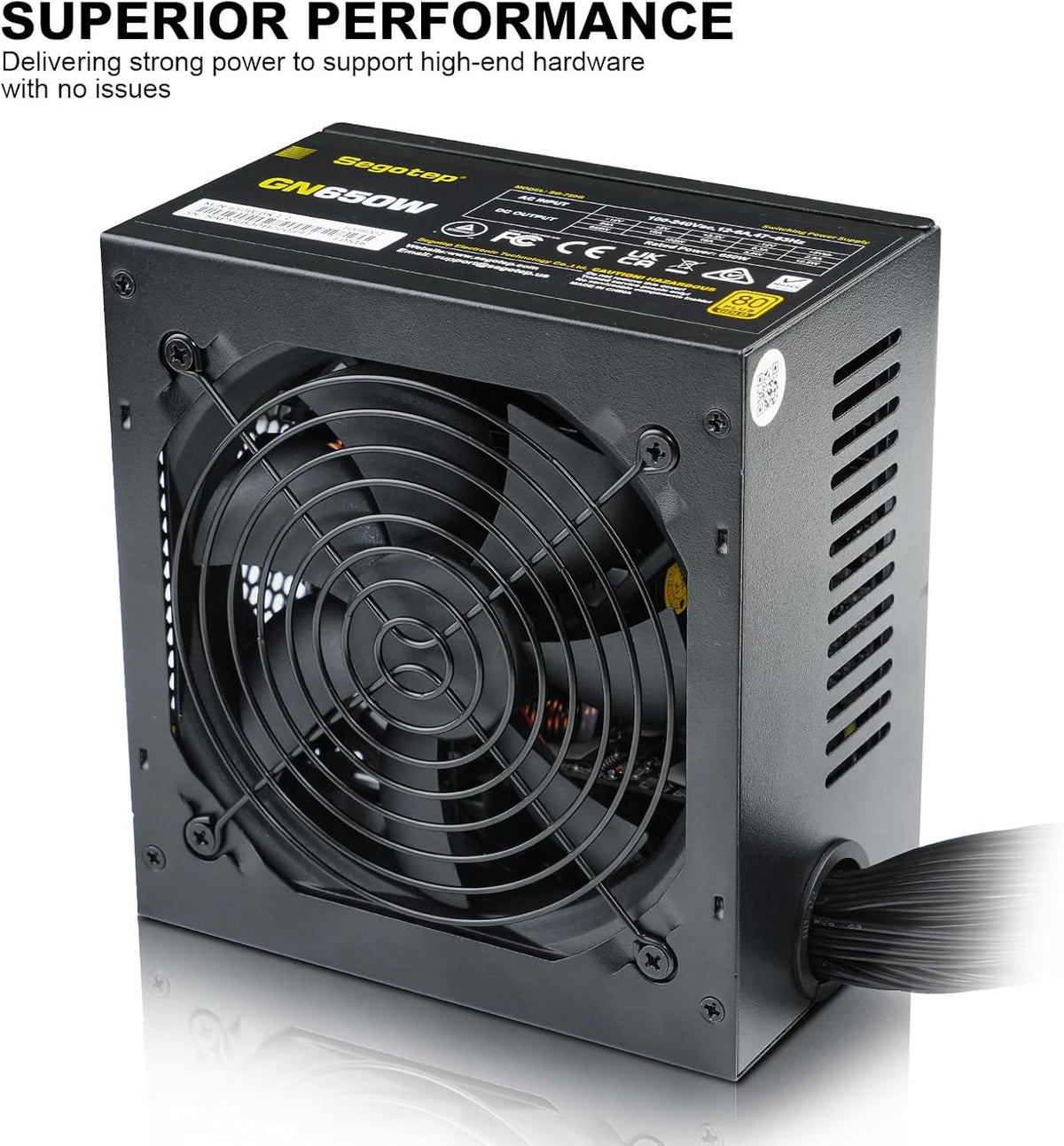 Segotep RP650 Watts Power supply (frequently associated with Segotep's 650W/RP series