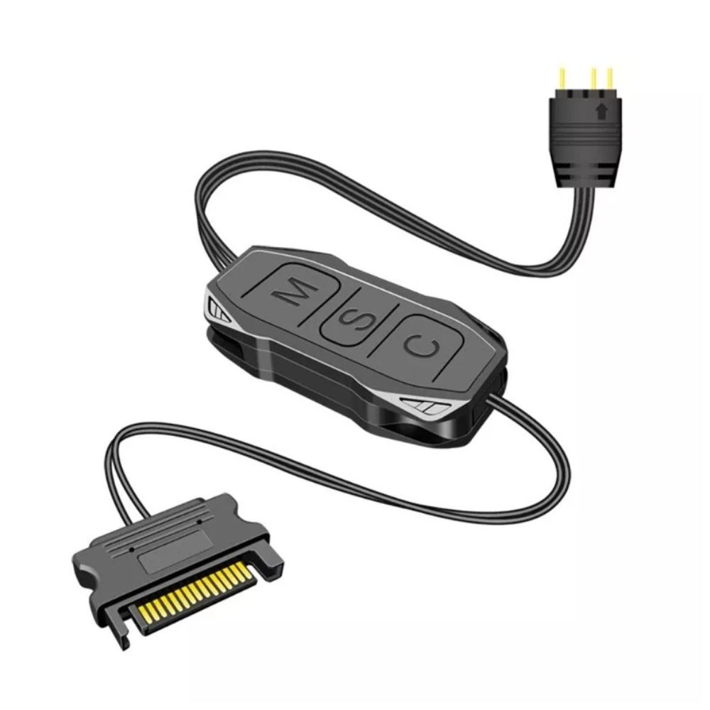 ARGB CONTROLLER 5V 3-Pin to SATA POWER SUPPLY MiNi 3-Pin Hub