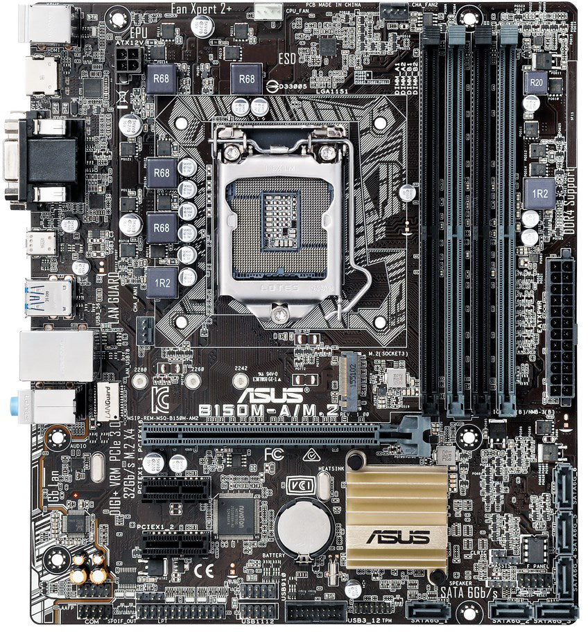 B150M-A-M.2-1 6th 7th  gen Motherboard
