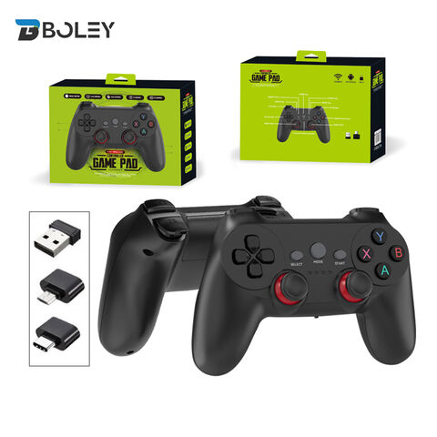 2.4G Dual Wireless Gaming Controller, Compatible with PC, PS3,