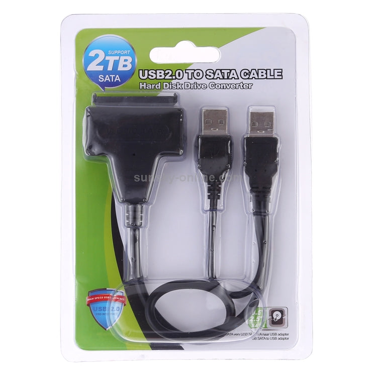 USB 2.0 to SATA Cable Hard Drive Converter