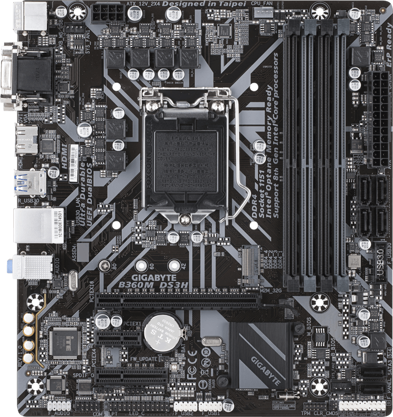 gigabyte b360 m ds3h 8th Generation Motherboard