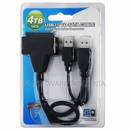 USB 3.0 SATA III Hard Drive Adapter Cable, SATA to USB Adapter Cable for 2.5 inch (6.35 cm) SSD & HDD, Support UASP, 9 inch(22 cm), Black