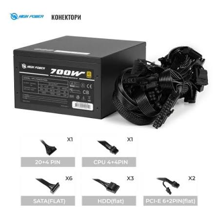 HighPower 700W 80+ GOLD (HP1-J700GD-F12S)